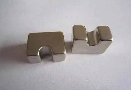Ni del Cu del Ni que cubre especial del bloque del imán de N38 NdFeB formado para la maquinaria del hardware