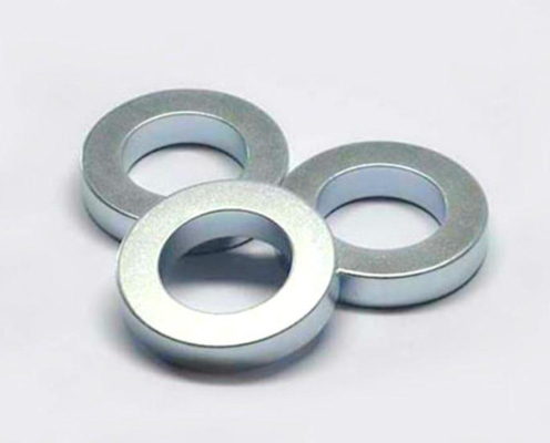 Imanes de NdFeB del anillo N52 con el galvanizado para el uso industrial