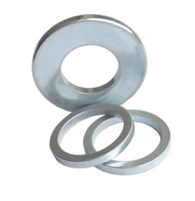 Anillo de capa del imán del neodimio del anillo de NdFeB del Zn industrial de los imanes
