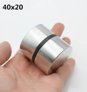 N52 40x20 mm Disco de altavoz potente de tierras raras redondo superfuerte Imán NdFeB