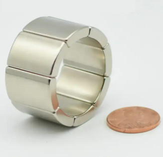 Imanes fuertes del neodimio del arco del bloque del imán de Ndfeb del precio competitivo para el motor